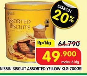 Promo Harga Nissin Assorted Biscuits 700 gr - Superindo