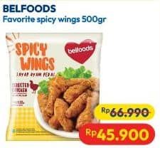 Promo Harga Belfoods Spicy Wings 500 gr - Hypermart