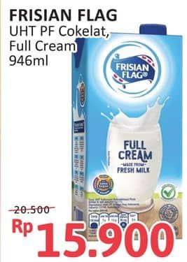 Promo Harga Frisian Flag Susu UHT Purefarm Swiss Chocolate, Full Cream 946 ml - Alfamidi