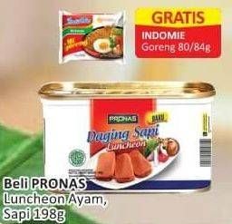 Promo Harga PRONAS Daging Ayam Luncheon 198 gr - Alfamart