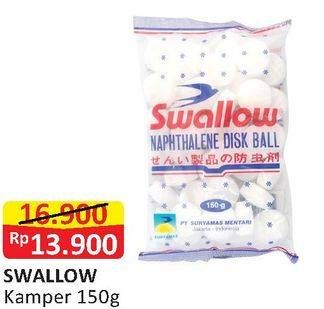 Promo Harga SWALLOW Naphthalene 150 gr - Alfamart