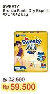 Promo Harga Sweety Bronze Pants Dry X-Pert XXL20 20 pcs - Indomaret
