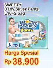 Promo Harga Sweety Silver Pants L18+2  - Indomaret