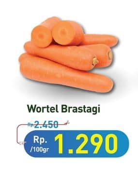 Promo Harga Wortel Berastagi per 100 gr - Hypermart