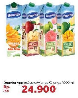 Promo Harga BUAVITA Fresh Juice Apple, Guava, Mango, Orange 1 ltr - Carrefour