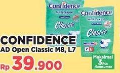 Promo Harga CONFIDENCE Adult Diapers Classic M8, L7  - Yogya