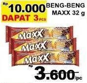 Promo Harga BENG-BENG Wafer Chocolate Maxx 32 gr - Giant