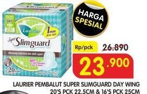 Promo Harga Laurier Super Slimguard Day 22.5 Cm, 25cm 16 pcs - Superindo