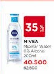 Promo Harga NIVEA MicellAir Skin Breathe Micellar Water Normal 200 ml - Watsons