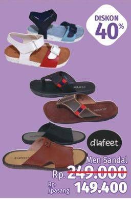 Promo Harga DLAFEET Men Sandal   - LotteMart