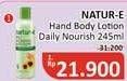 Promo Harga Natur-e Hand Body Lotion Daily Nourishing 245 ml - Alfamidi