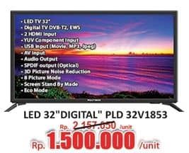 Promo Harga Polytron PLD 32V1853 Digital LED TV  - Hari Hari