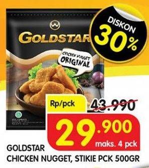 Promo Harga GOLDSTAR Nugget Stickie 500 gr - Superindo