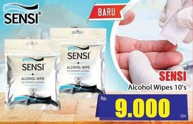Promo Harga SENSI Alcohol Wipes 10 pcs - Hari Hari