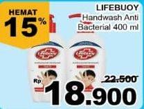 Promo Harga LIFEBUOY Hand Wash 400 ml - Giant