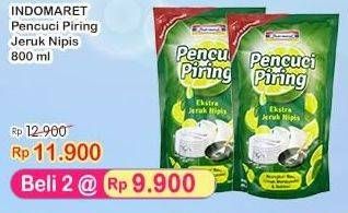 Promo Harga Indomaret Pencuci Piring Jeruk Nipis 800 ml - Indomaret