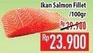 Promo Harga Salmon Fillet per 100 gr - Hypermart