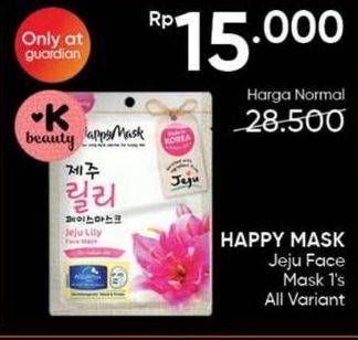 Promo Harga Happy Mask Jeju Face Mask All Variants 25 ml - Guardian