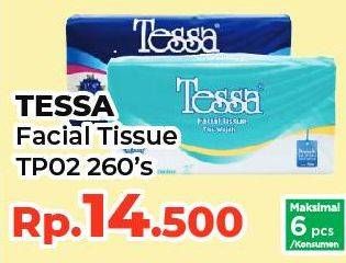 Promo Harga TESSA Facial Tissue TP-02 260 sheet - Yogya
