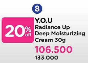 Promo Harga YOU Radiance Up Deep Moisturizing Cream 30 gr - Watsons