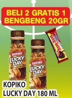 Promo Harga Kopiko Lucky Day 180 ml - Hypermart