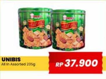 Promo Harga Unibis All In Biskuit Beraneka Rasa 275 gr - Yogya