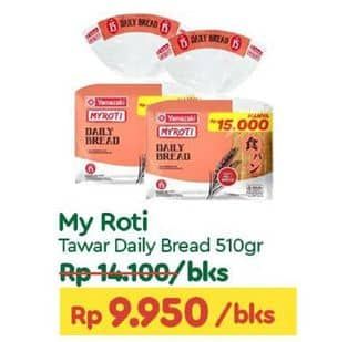 Promo Harga My Roti Roti Tawar 505 gr - TIP TOP