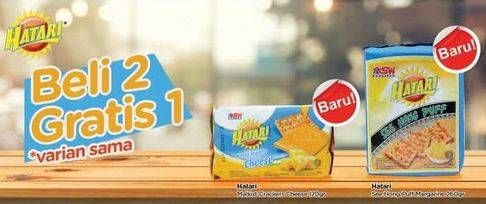 Promo Harga Hatari Malkist Crackers Cheese / See Nang Puff Margarine  - TIP TOP