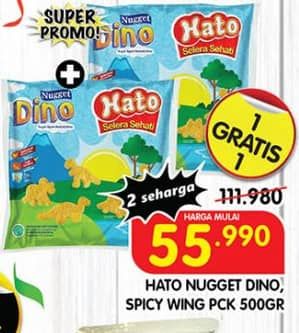 Promo Harga Hato Nugget/Spicy Wing  - Superindo