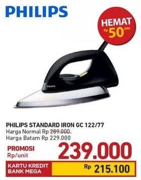 Promo Harga PHILIPS Iron GC122 77  - Carrefour