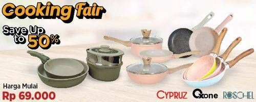 Promo Harga Cypruz/Oxone/Roschel Cookware   - COURTS
