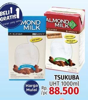 Promo Harga TSUKUBA Almond Milk 1000 ml - LotteMart