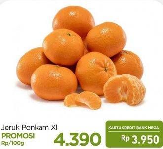 Promo Harga Jeruk Ponkam XL per 100 gr - Carrefour