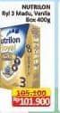 Promo Harga Nutrilon Royal 3 Susu Pertumbuhan Vanila 400 gr - Alfamart
