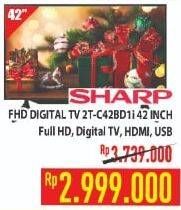 Promo Harga SHARP 2T-C42BD1i | LED TV 42"  - Hypermart