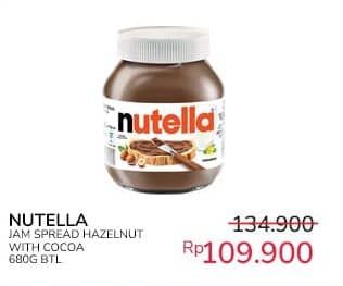Promo Harga Nutella Jam Spread Chocolate Hazelnut 680 gr - Indomaret