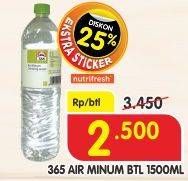 Promo Harga 365 Air Minum 1500 ml - Superindo