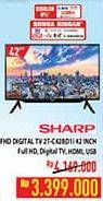 Promo Harga Sharp 2T-C42BD1i | LED TV 42"  - Hypermart