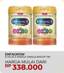 Promo Harga Enfagrow A+3 Susu Bubuk Vanilla, Madu 800 gr - Yogya