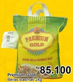 Promo Harga Premium Gold Beras Basmati 2 kg - TIP TOP