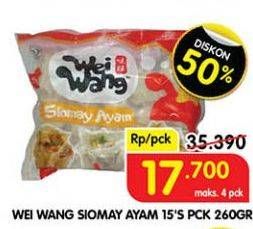 Promo Harga Weiwang Siomay Ayam 15 pcs - Superindo