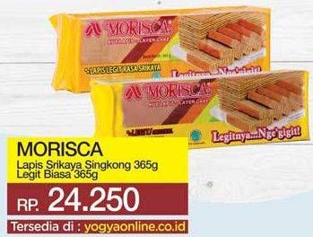 Promo Harga MORISCA Lapis Legit Singkong Batang Srikaya, Original 365 gr - Yogya