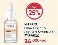 Promo Harga Nuface Nu Glow Serum Brighten Supple Skin 20 ml - Guardian