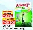 Promo Harga Anlene Actifit 3x High Calcium Vanilla 590 gr - Alfamart