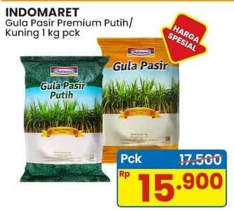 Promo Harga Indomaret Gula Pasir Kuning, Putih 1000 gr - Indomaret