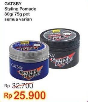 Promo Harga GATSBY Styling Pomade All Variants 80 gr - Indomaret