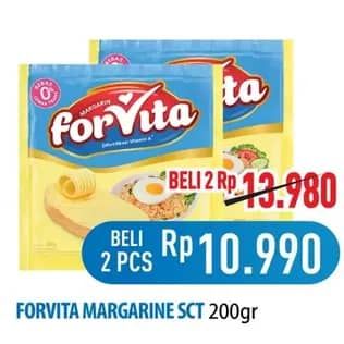 Promo Harga Forvita Margarine 200 gr - Hypermart