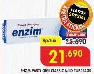 Promo Harga ENZIM Pasta Gigi Mild 124 gr - Superindo