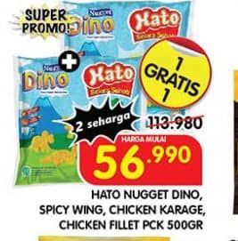 Promo Harga Hato Nugget/Spicy Wings/Chicken Karage/Chicken Fillet  - Superindo