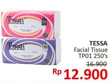 Promo Harga TESSA Facial Tissue TP01 250 pcs - Alfamidi